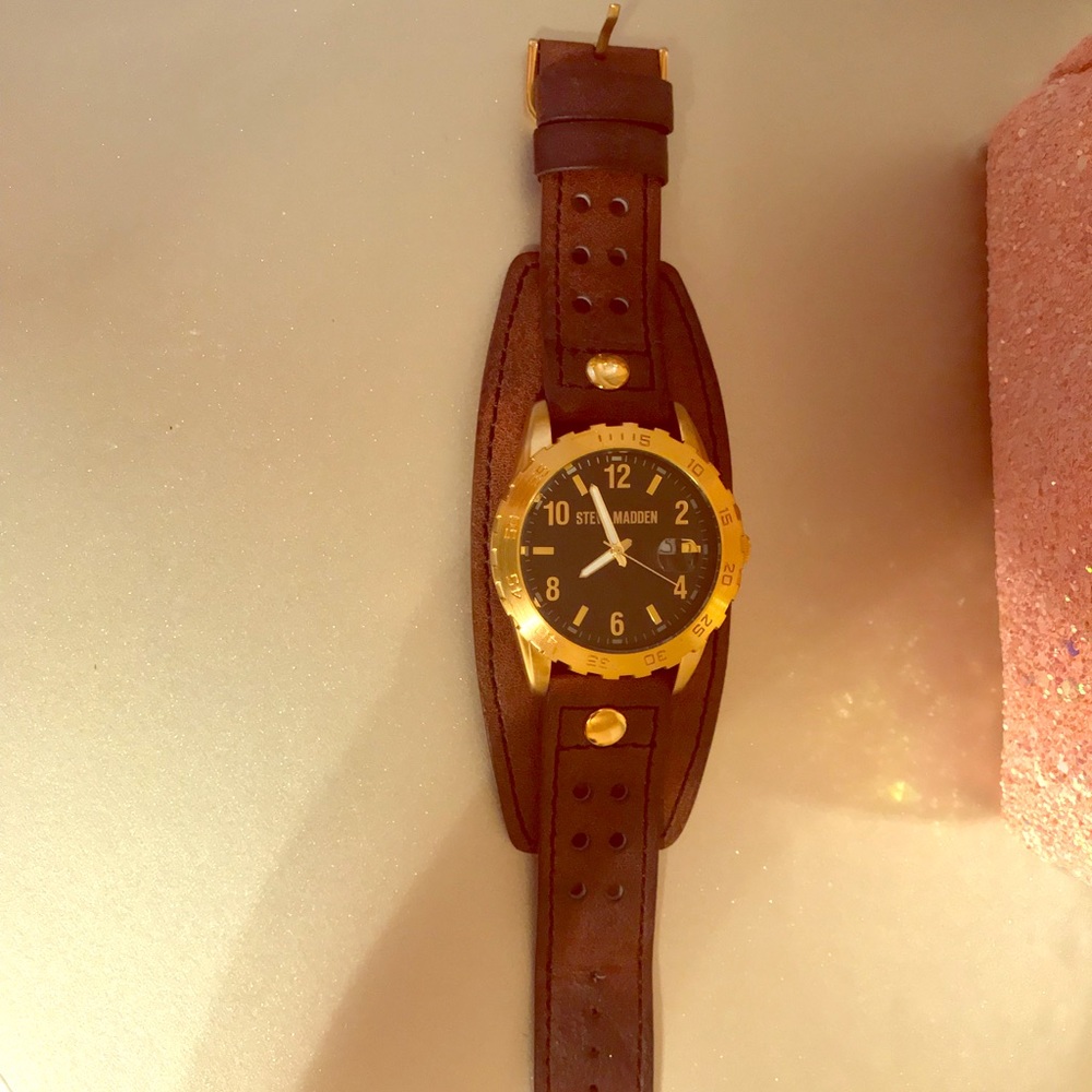 Steve Madden Leather Watch
